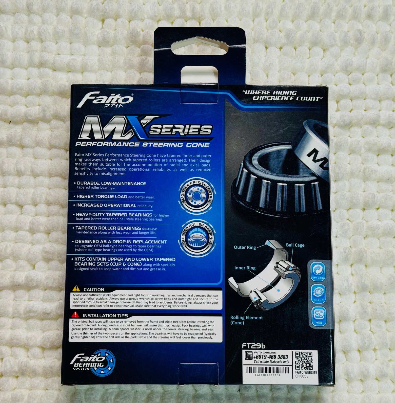 Faito MX Series Performance Steering Cone for Suzuki Gixxer angle 2