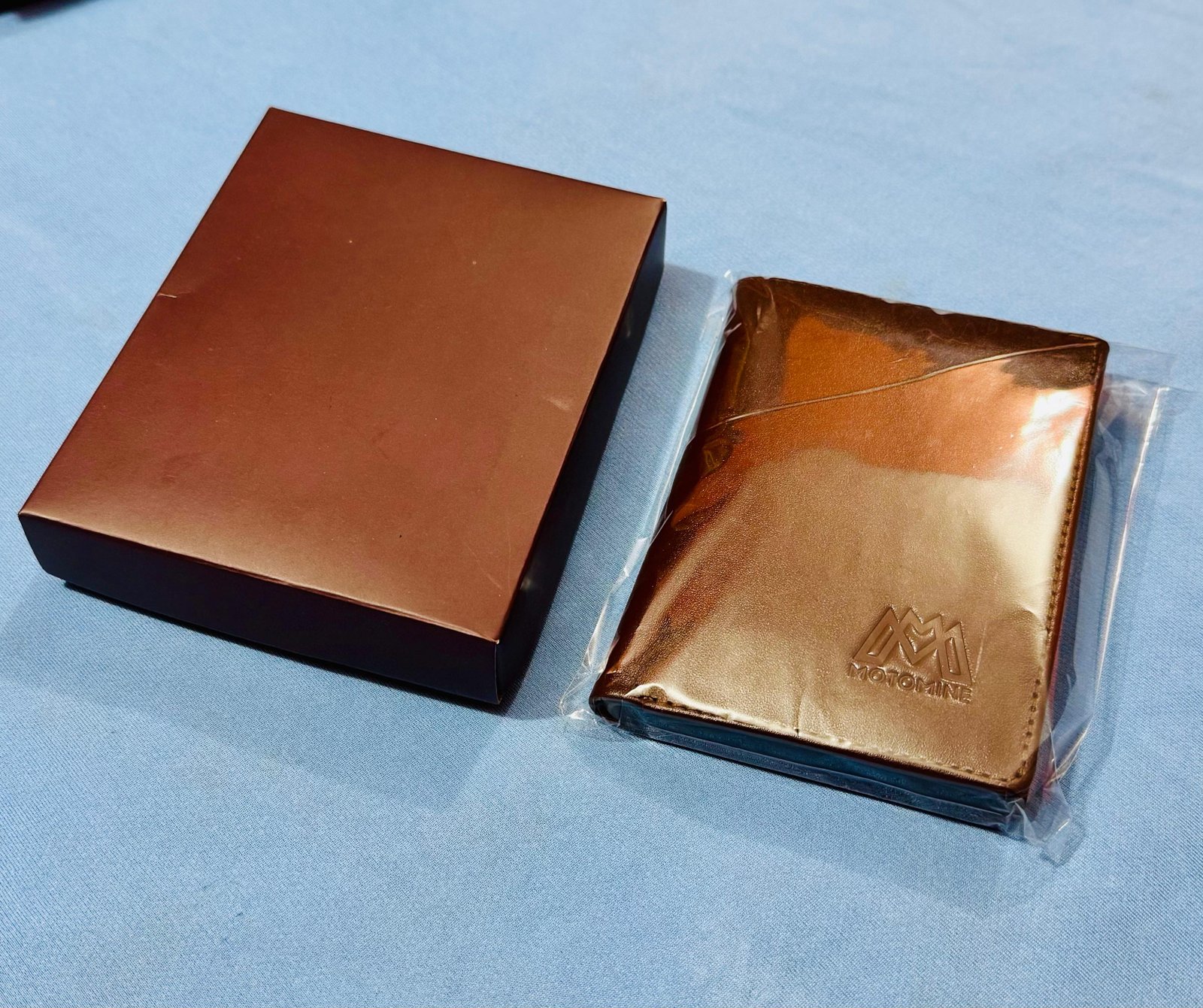 Genuine Leather Bikers Wallet angle 2