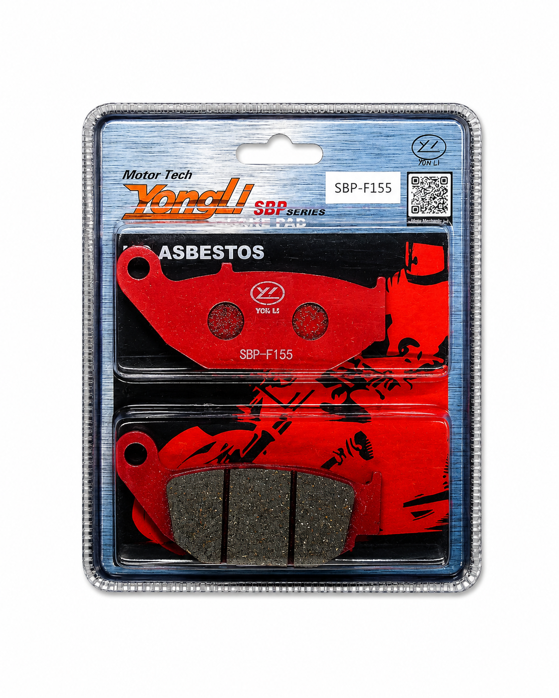 YongLi Brake Pads for Hero Thriller 160R 2V & 4V – Front & Rear angle 2