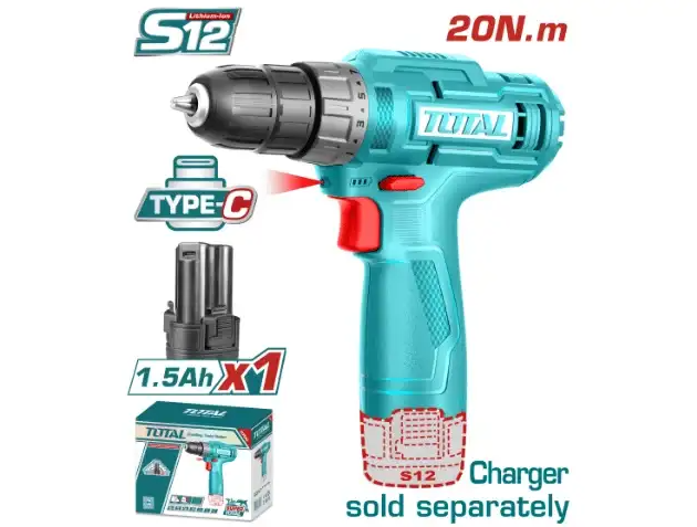 Total TDLI122061 Cordless Drill