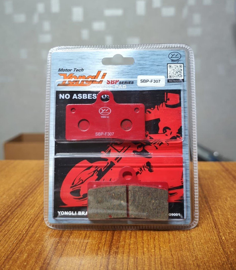 CF Moto NK 250 & NK 300 Front YongLi Brake Pad angle 2