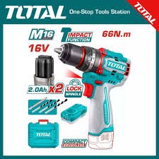Total TIDLI166062 Compact Brushless Cordless Impact Drill