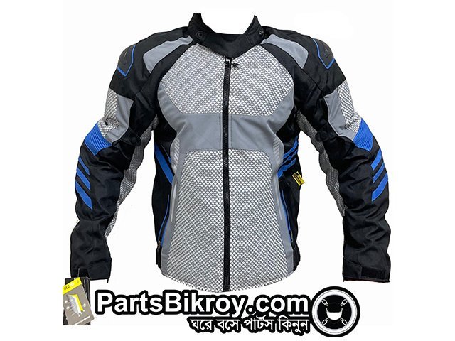 GearX 3D Mesh Blue Riding Jacket