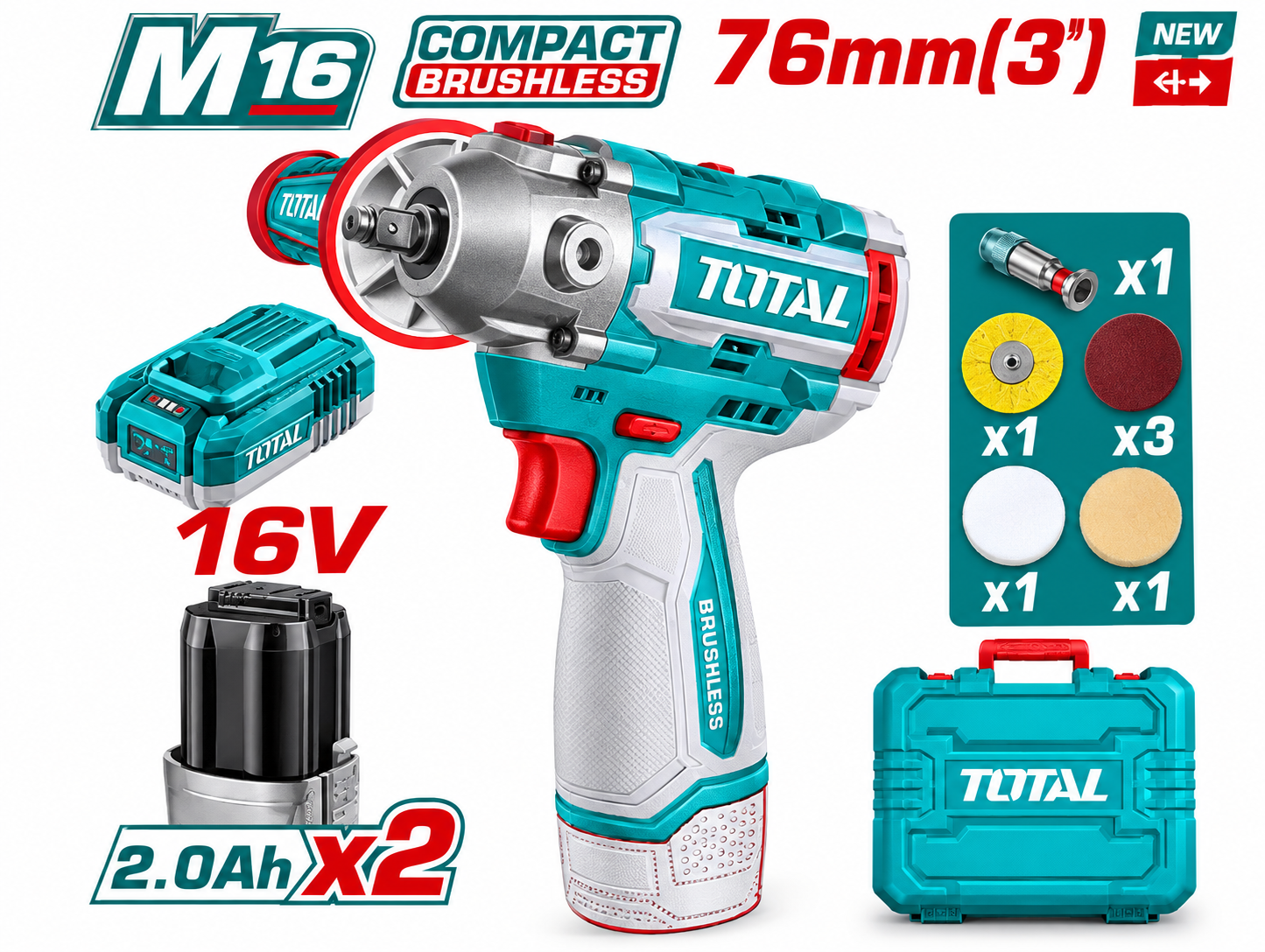 Total TAPLI1676 Cordless Polisher