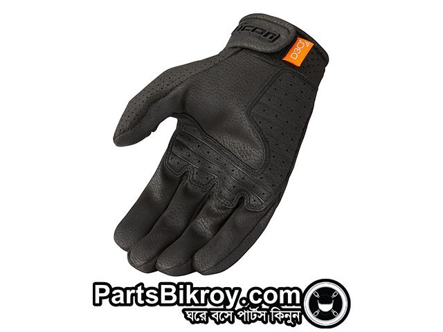 ICON Airform Black Palm Hand Gloves