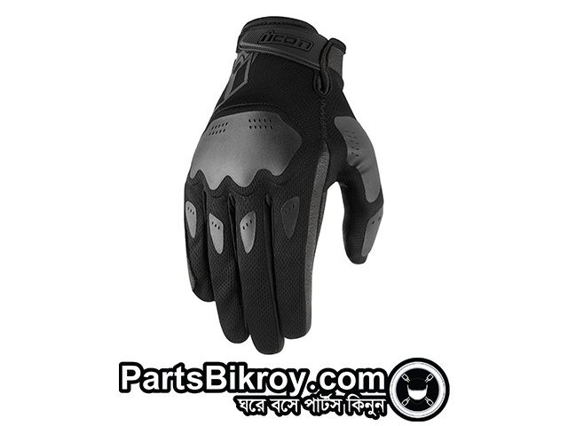 ICON Hooligan Black Riding Gloves