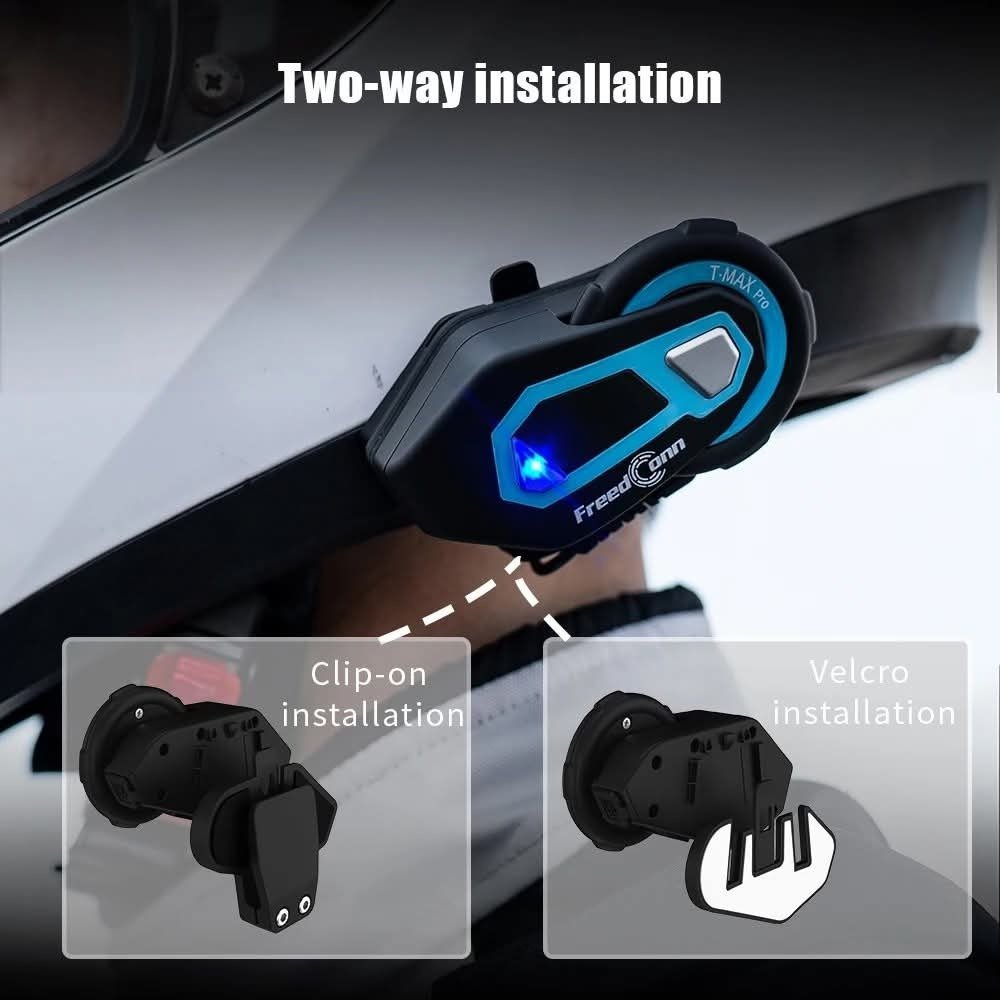T-Max Pro Motorcycle Bluetooth Communicator angle 2