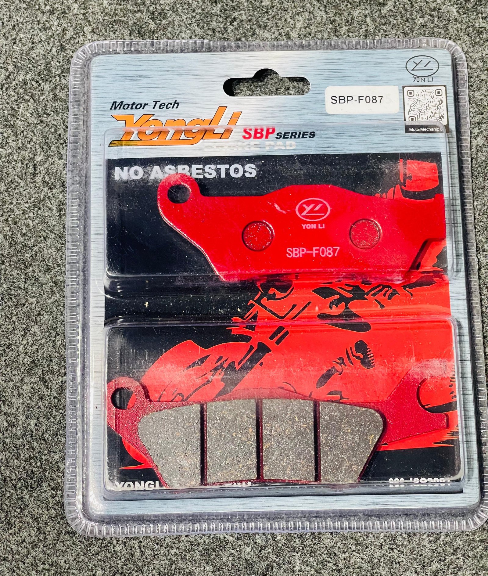 YongLi Brake Pad Set for Suzuki New Gixxer 155 – Front & Rear angle 4