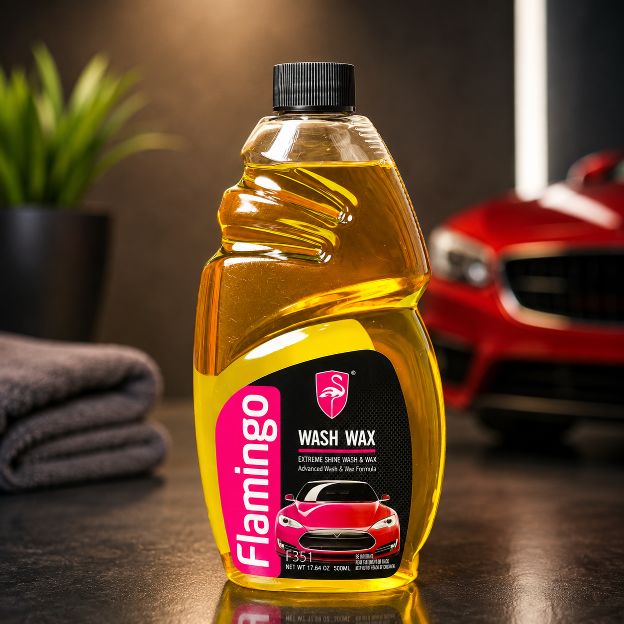 Flamingo Wash & Wax