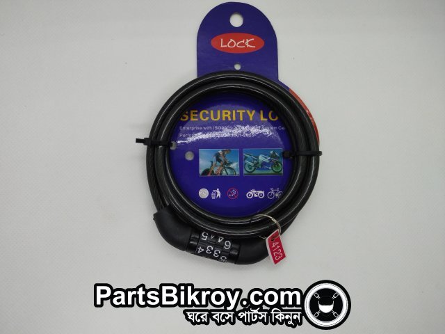 Stainless Steel Cable Lock For Helmet
