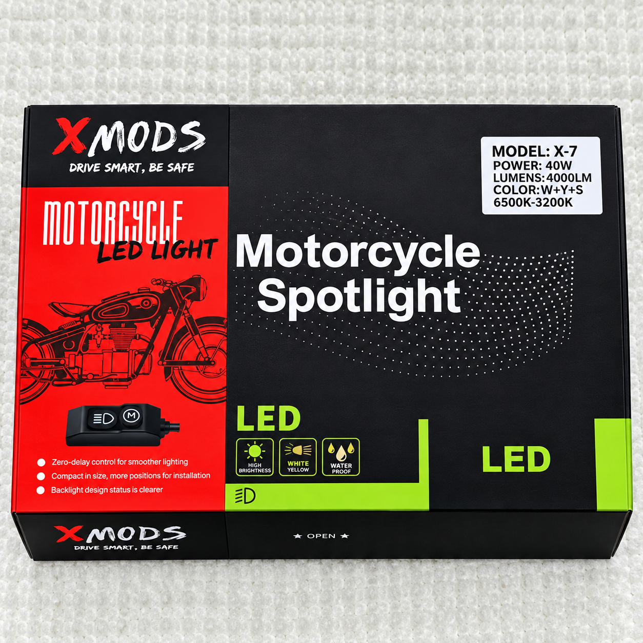 XMODS X-7 LED Fog Light – 40W