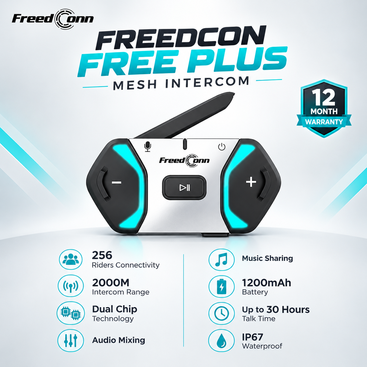 FreedConn FREE Plus Mesh Intercom