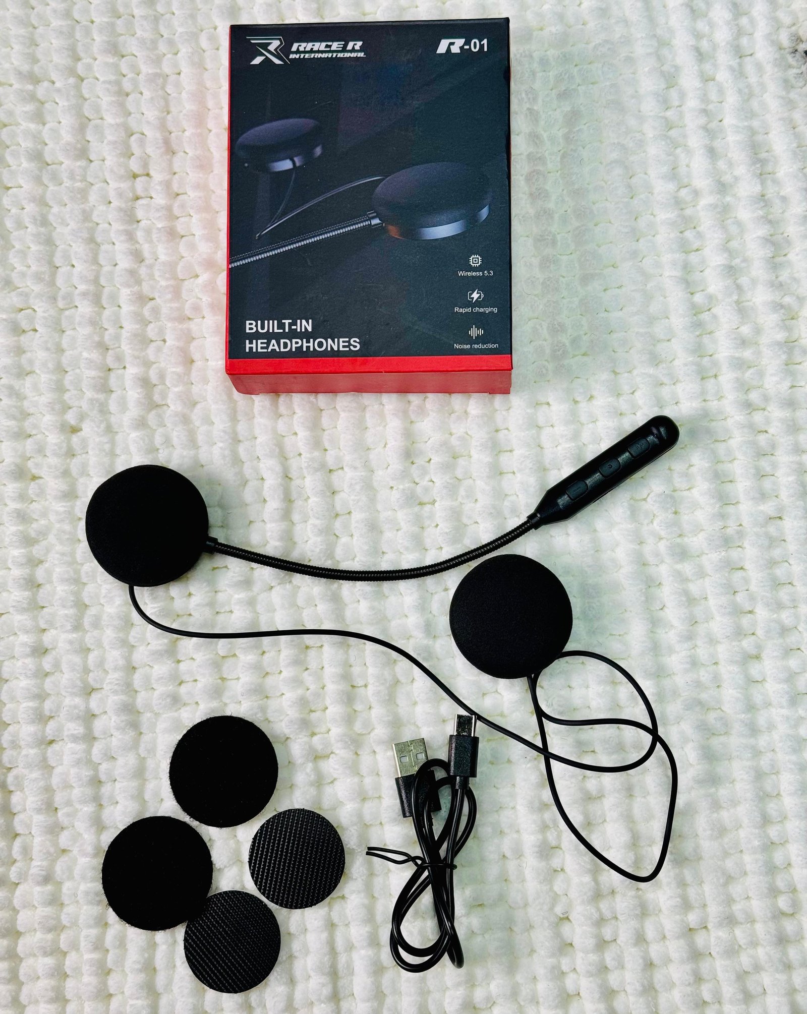 RaceR R-01 Bluetooth Helmet Headphone