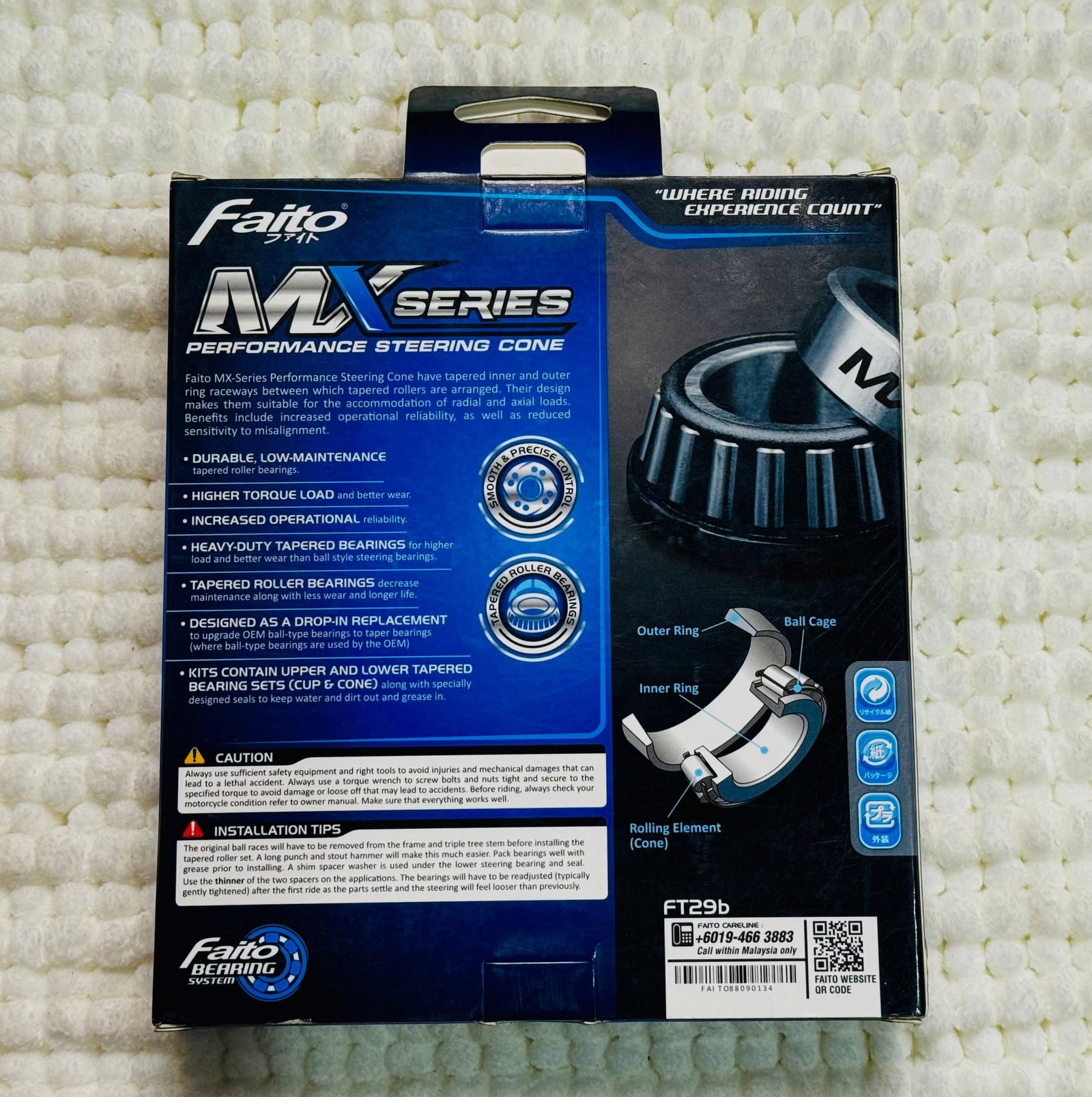 Faito MX Series Performance Steering Cone for Yamaha R15 angle 2