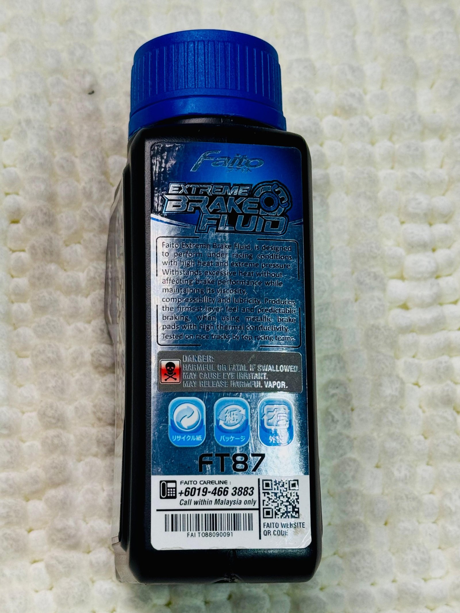 Faito Extreme Brake Fluid DOT 4 High Performance 250ml angle 4