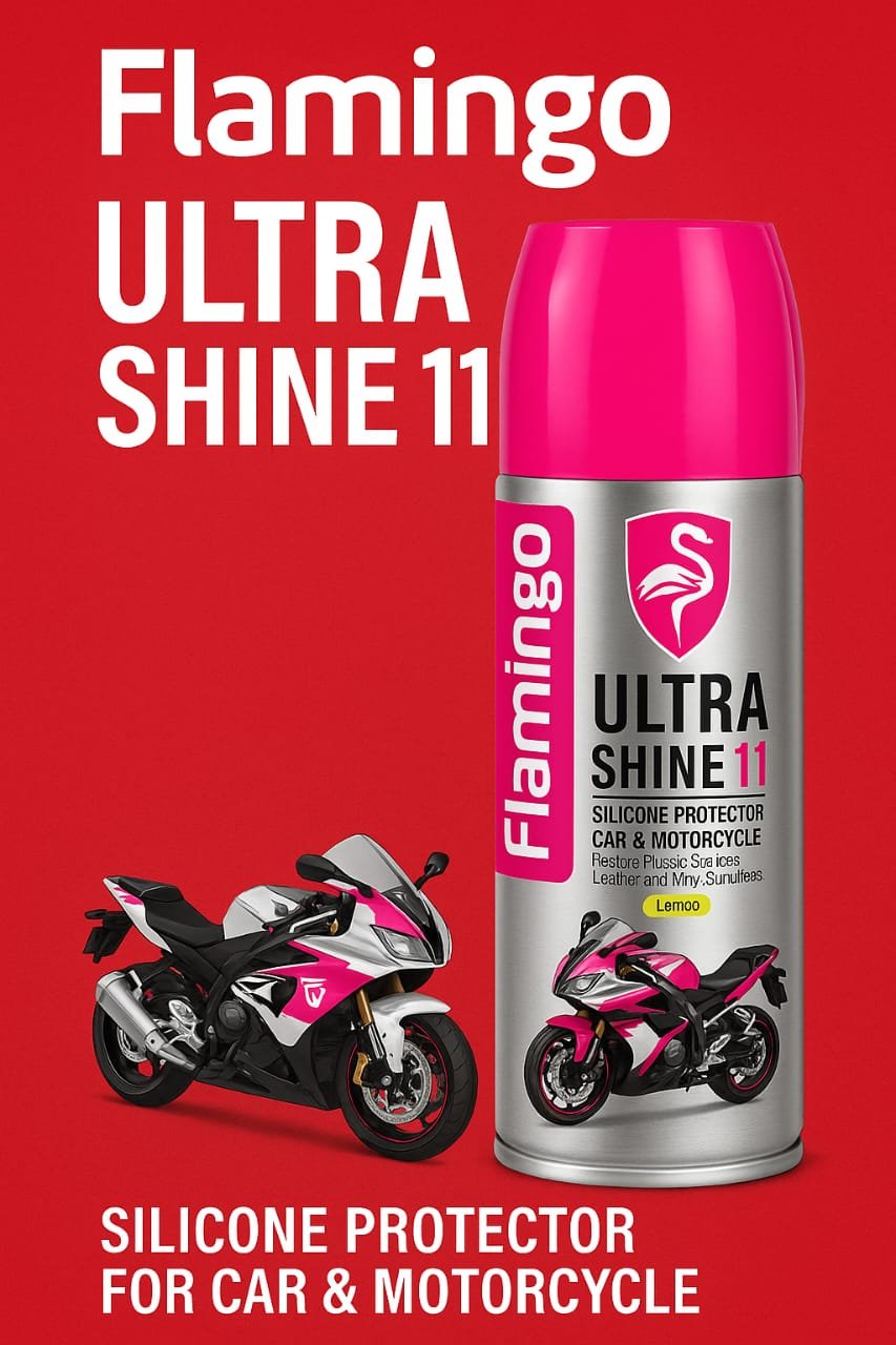 Flamingo Ultra Shine 11 Silicone Protector Car & Motorbike