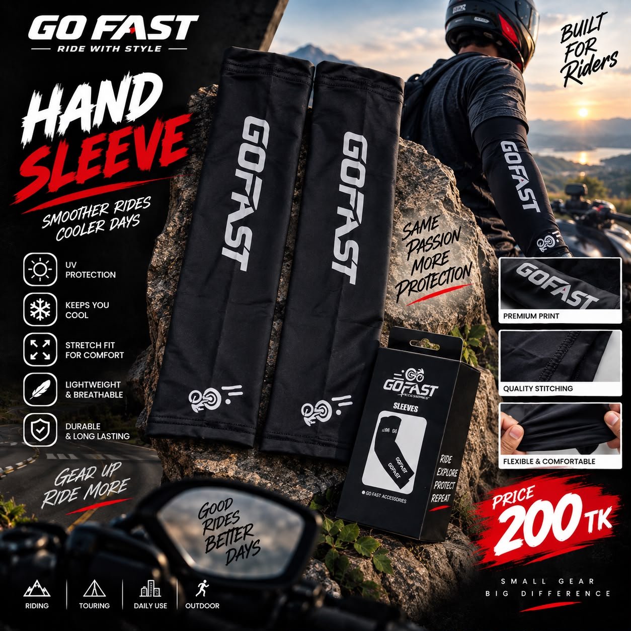 GOFAST Hand Sleeve angle 2