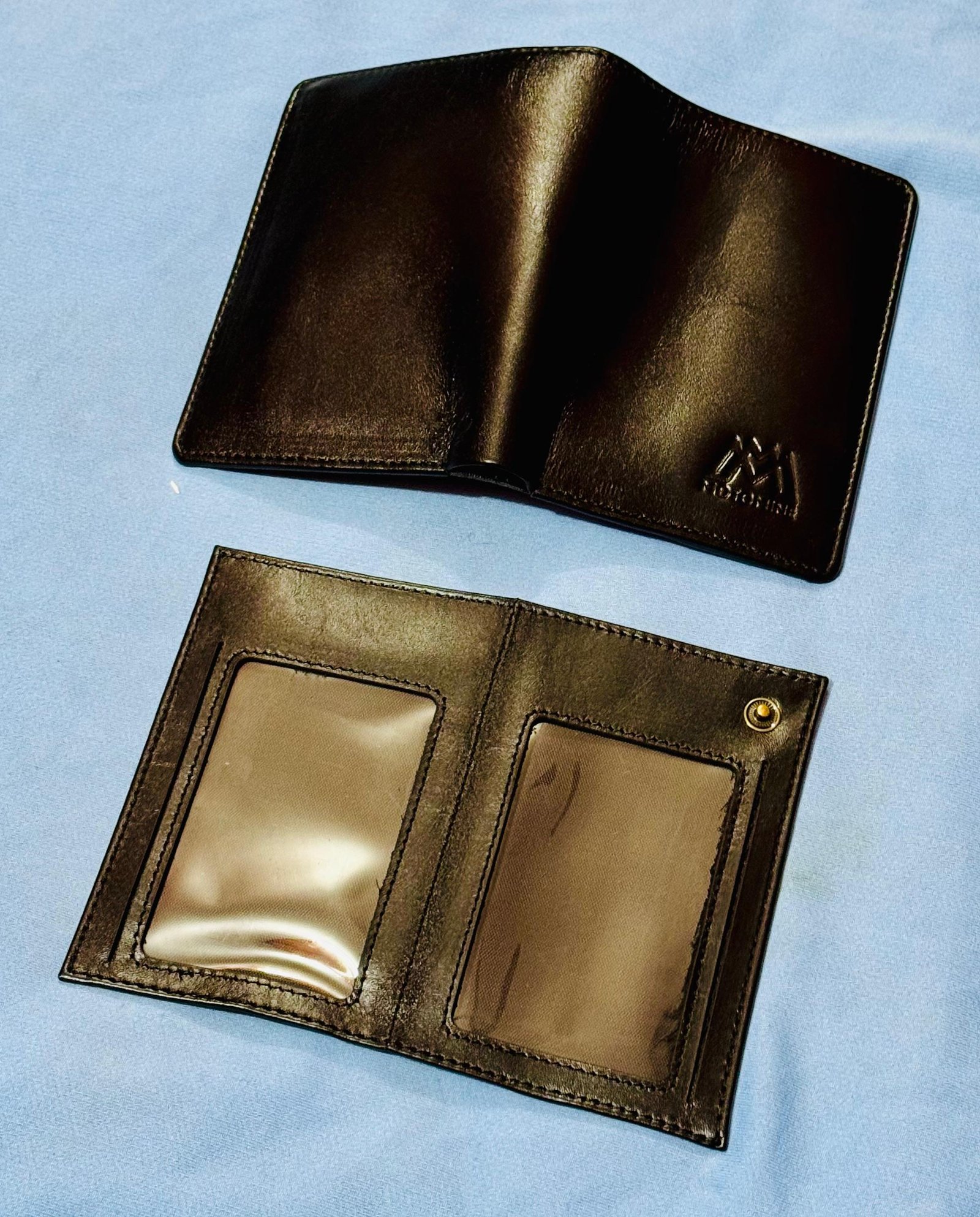 Genuine Leather Bikers Wallet angle 7