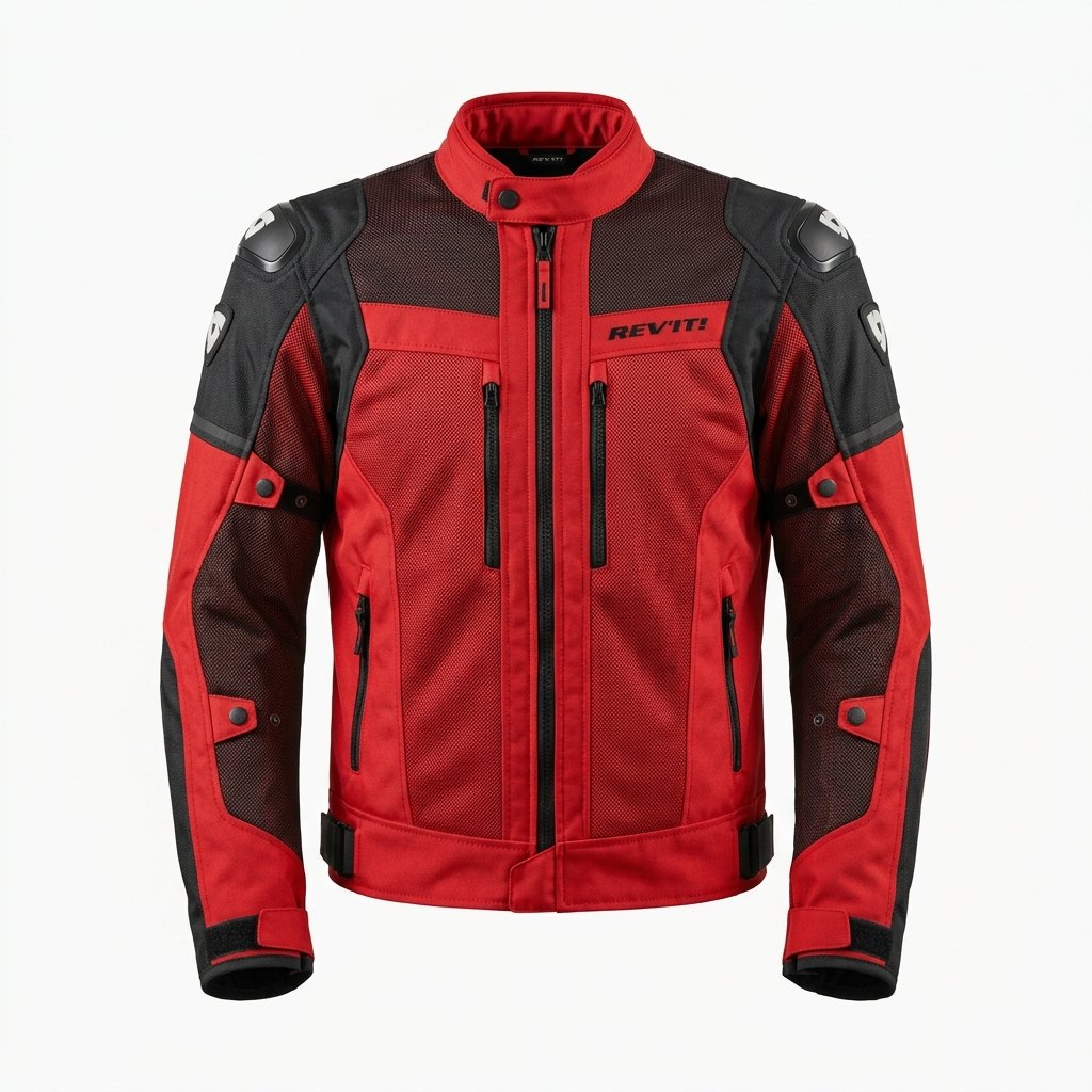 REV'IT! Eclipse 2 Airflow Riding Jacket — Racing Red