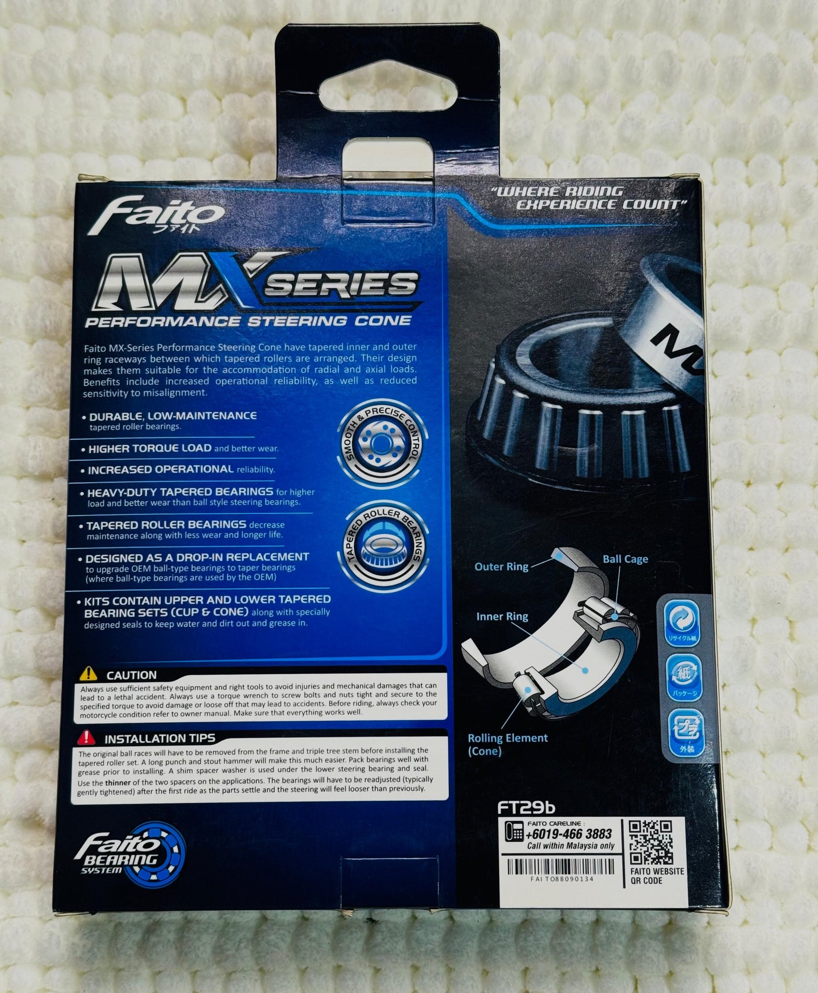 Faito MX Series Performance Steering Cone for Suzuki GSX-R150 angle 2