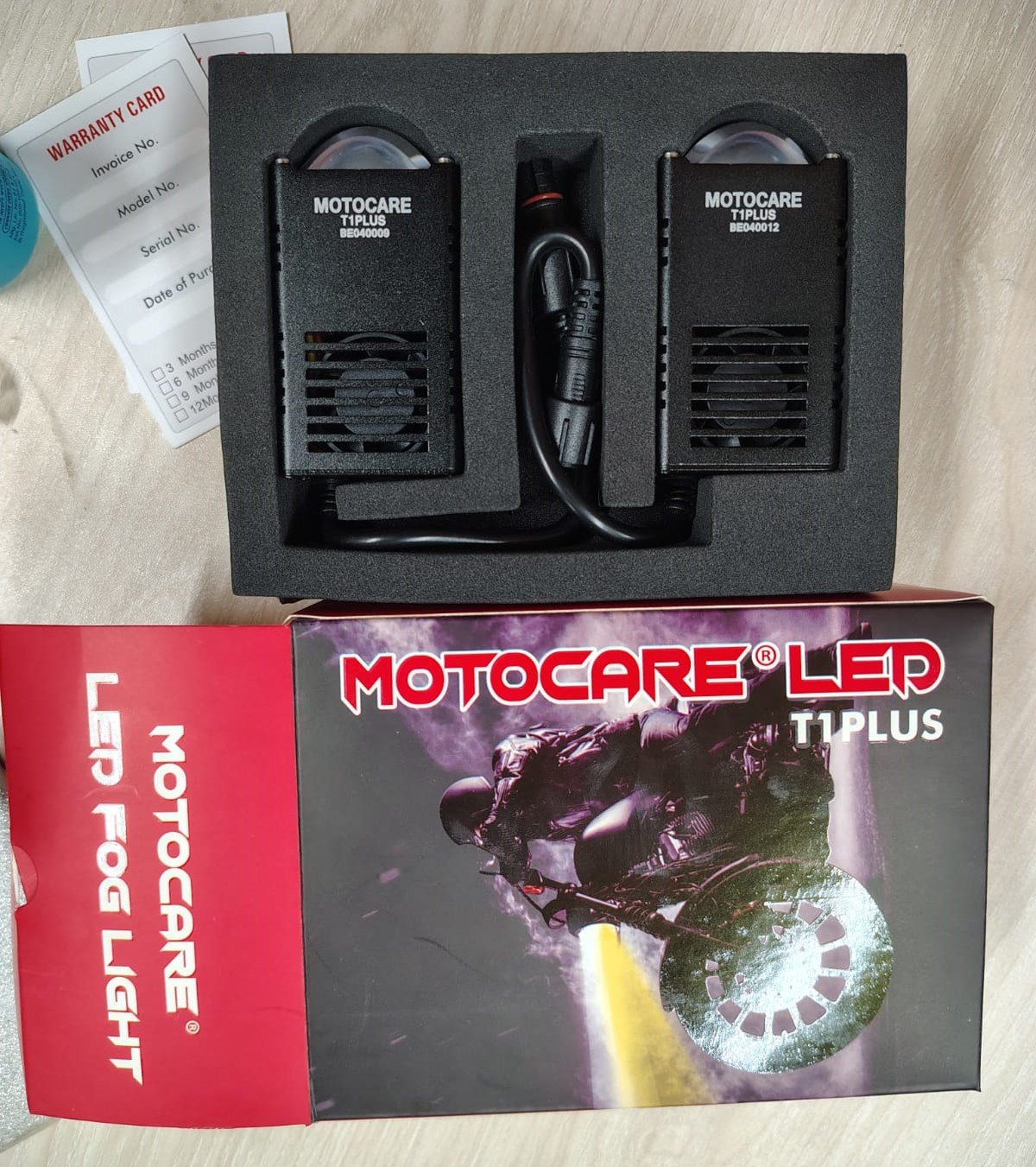 Motocare T1 Mini Fog Light angle 2