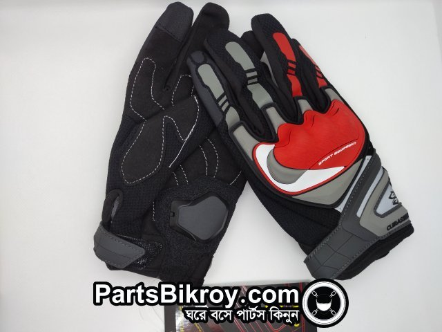 Night Reflective Motorcycle Full Finger Gloves
