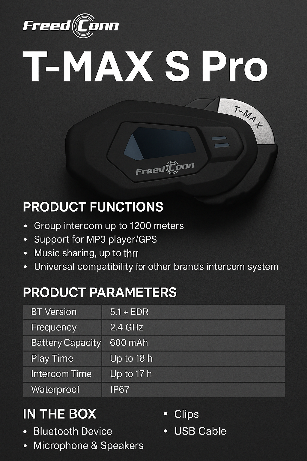 T Max S Pro Communicator angle 4