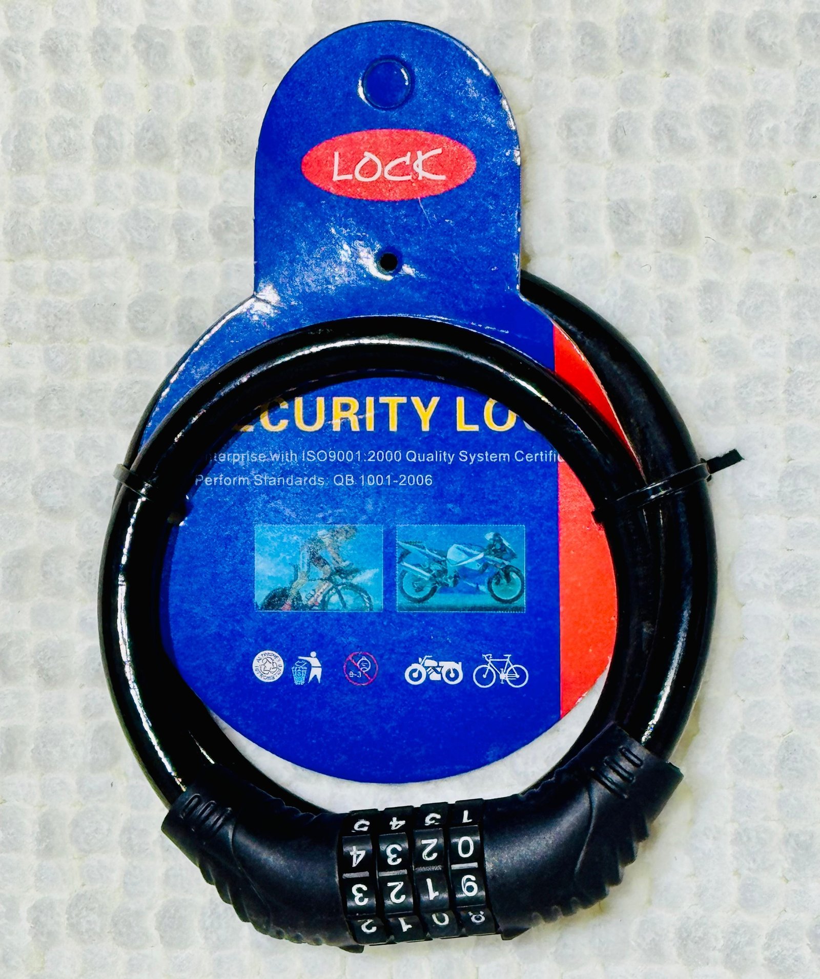 Motorcycle Helmet Security Lock