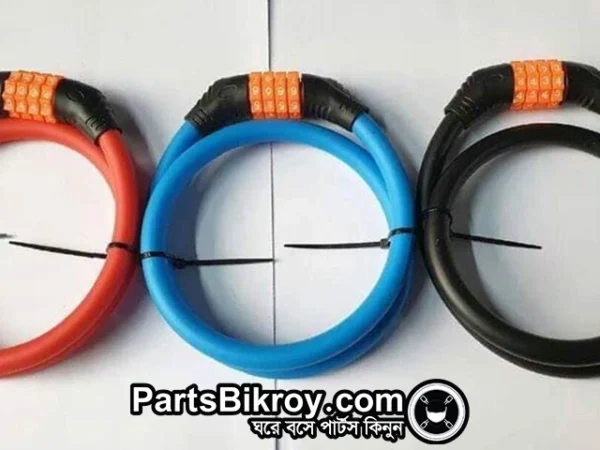 cable number helmet lock
