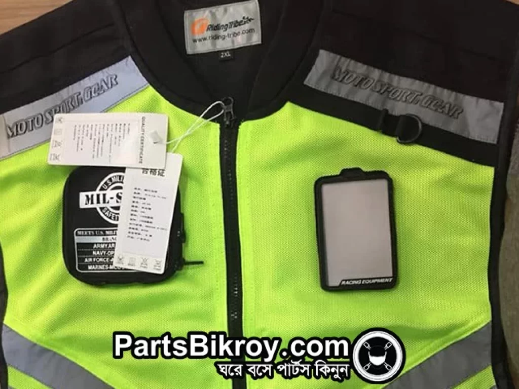 riding tribe icon reflective vest