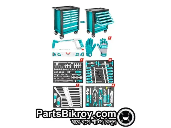 162 pcs tool chest set