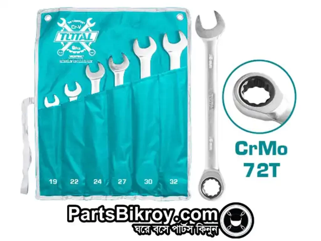 6pcs ratchet spanner set