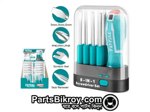 9 pcs inter-changeable screwdriver set