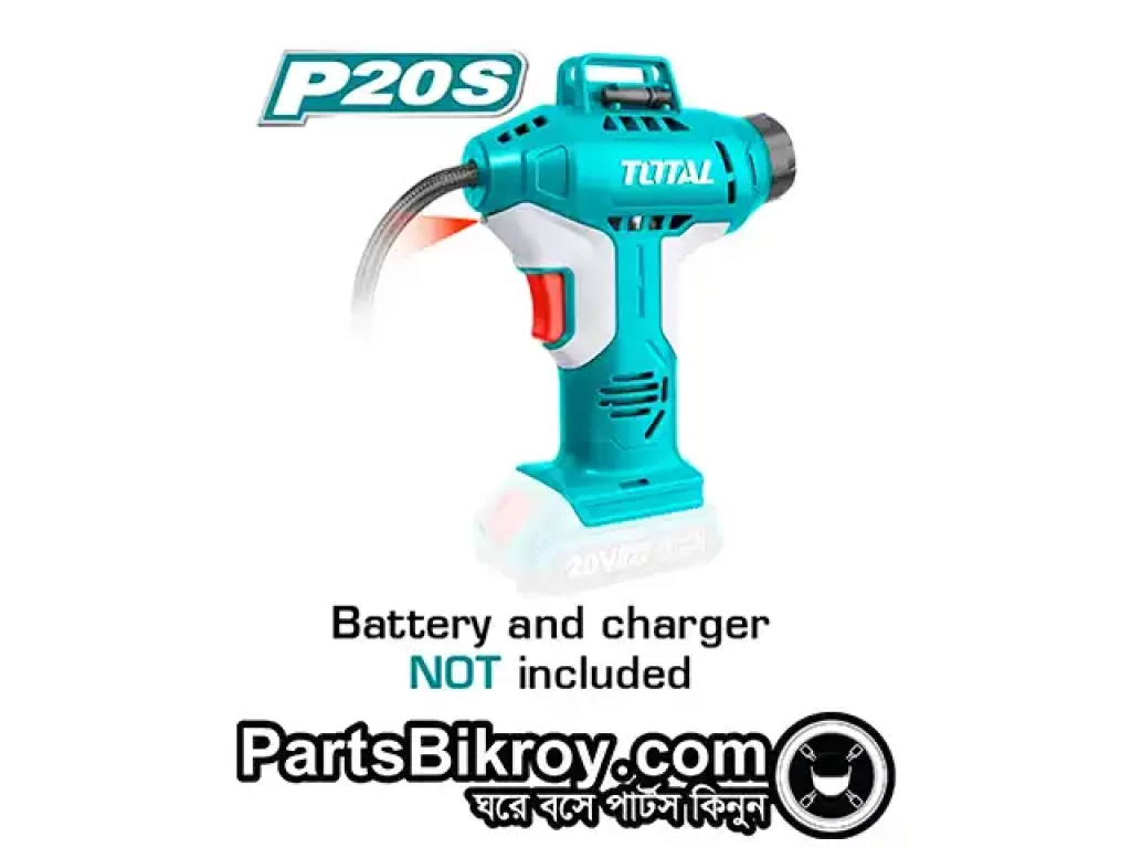 lithium-ion auto air compressor (with battery & charger)