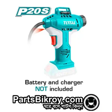 lithium-ion auto air compressor (with battery & charger)
