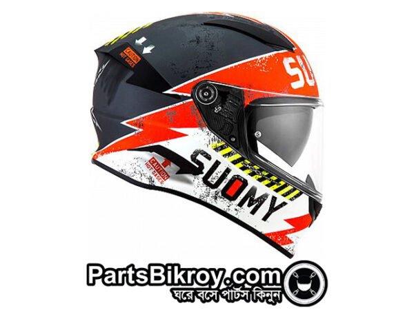 suomy speedstar propeller matt red