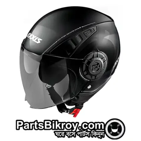 axxis metro solid black helmet