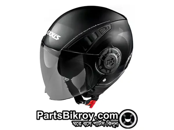 axxis metro solid black helmet