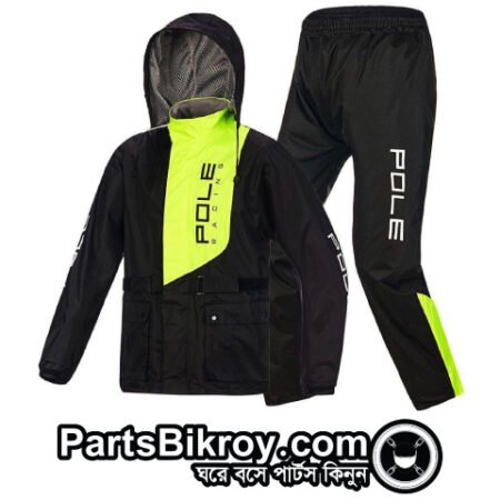 pole racing rain coat