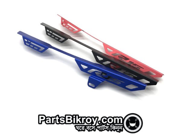 cnc aluminum chain guard cover trim panel protective cover for yamaha r15 v3