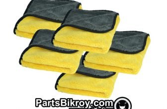 microfiber yellow towel 800 gsm