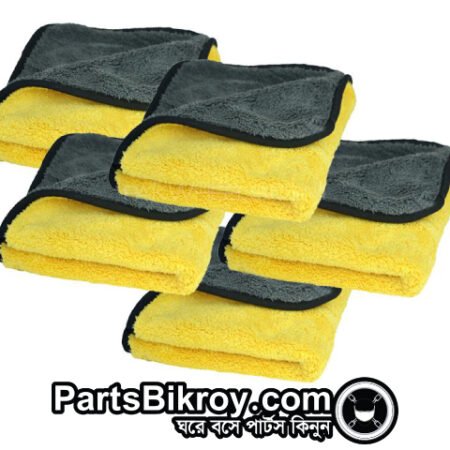 microfiber yellow towel 800 gsm