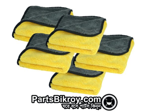 microfiber yellow towel 800 gsm