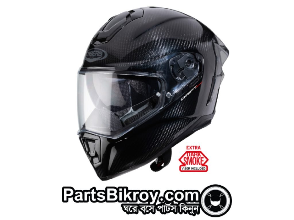 caberg carbon pro black helmet