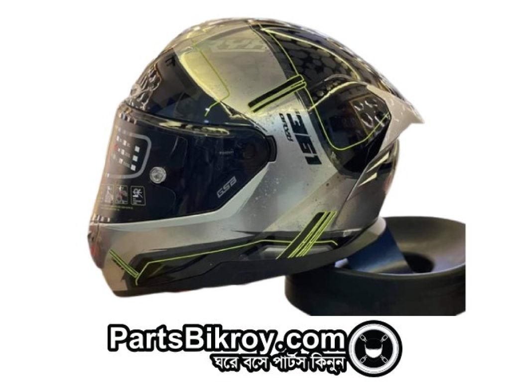 gsb s-361gt silver interstellar helmet