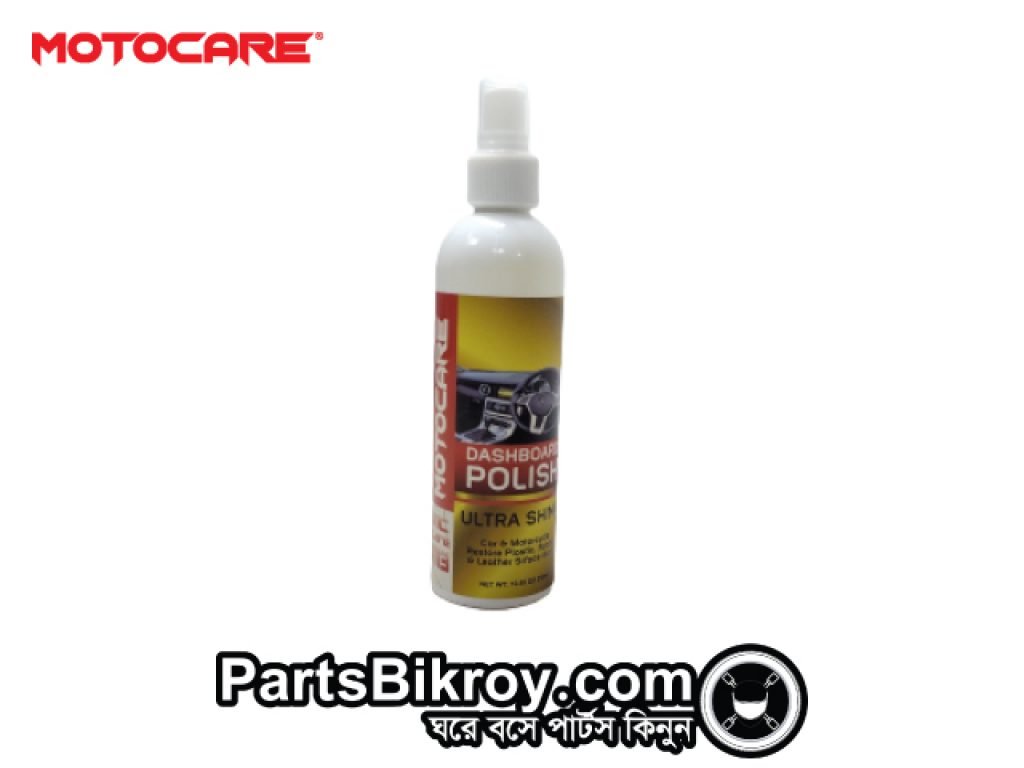 motocare dashboard polish white