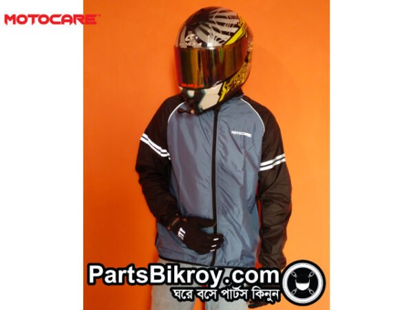 motocare winbreaker blue black