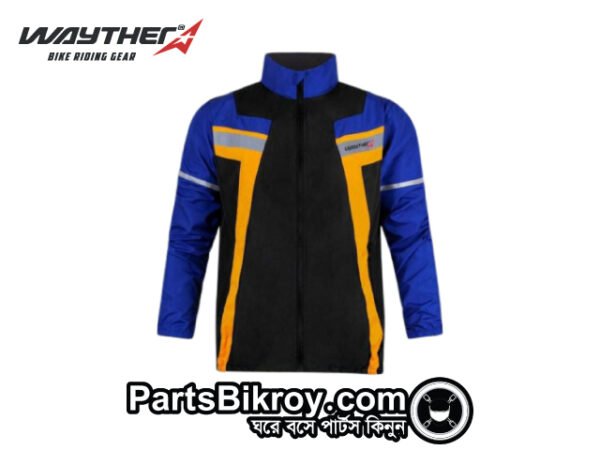 pre winter outwear black blue yellow