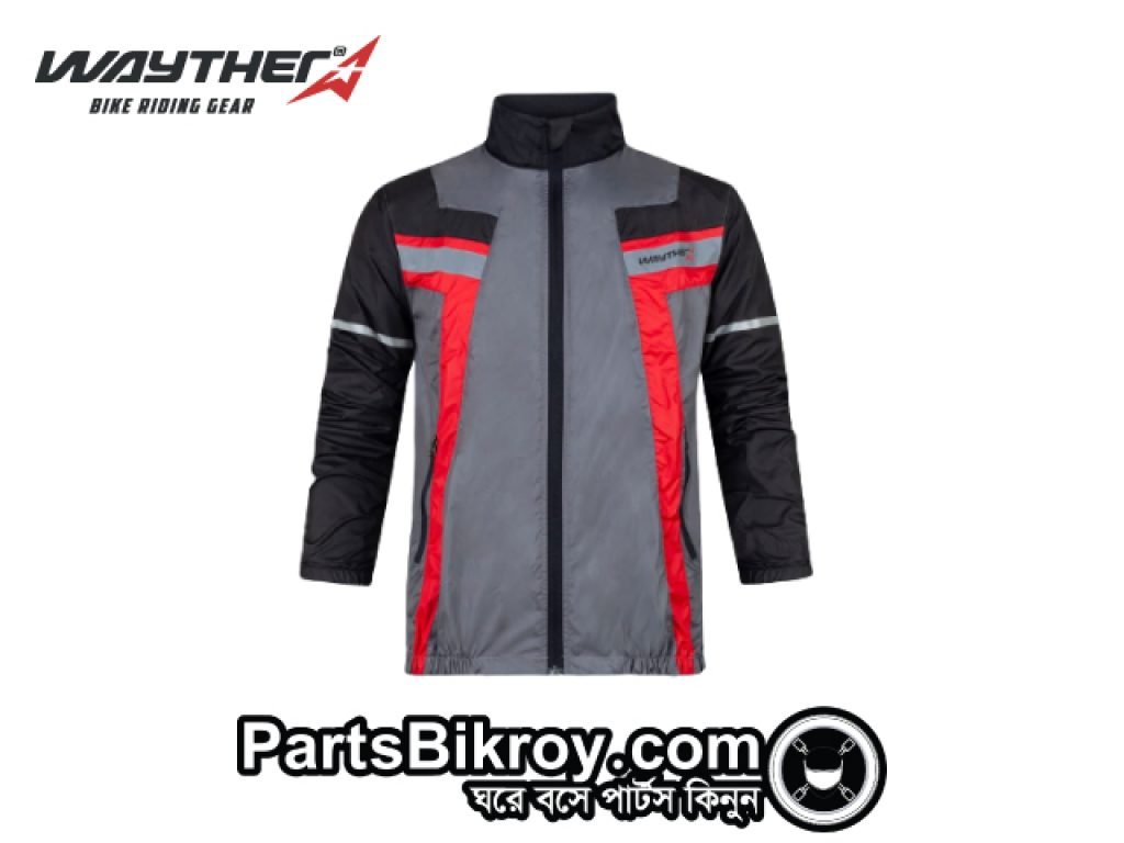 windbreaker versicolor ash black red