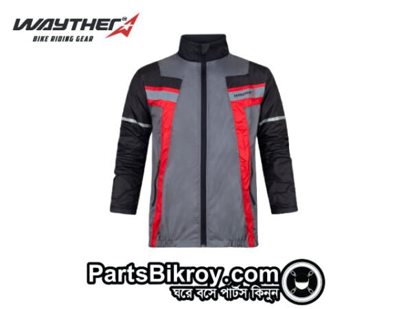 windbreaker versicolor ash black red